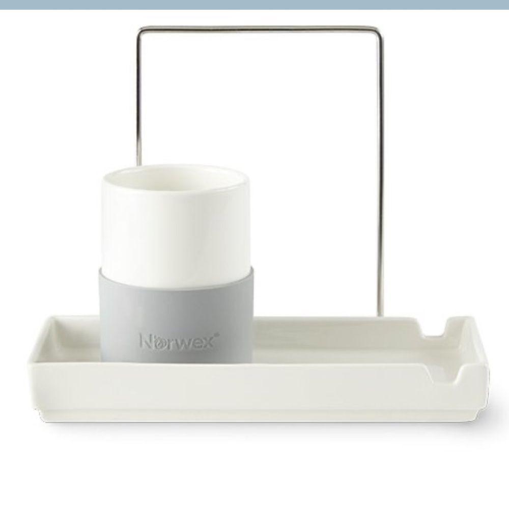 Norwex Porcelain Sink Organizer NWT